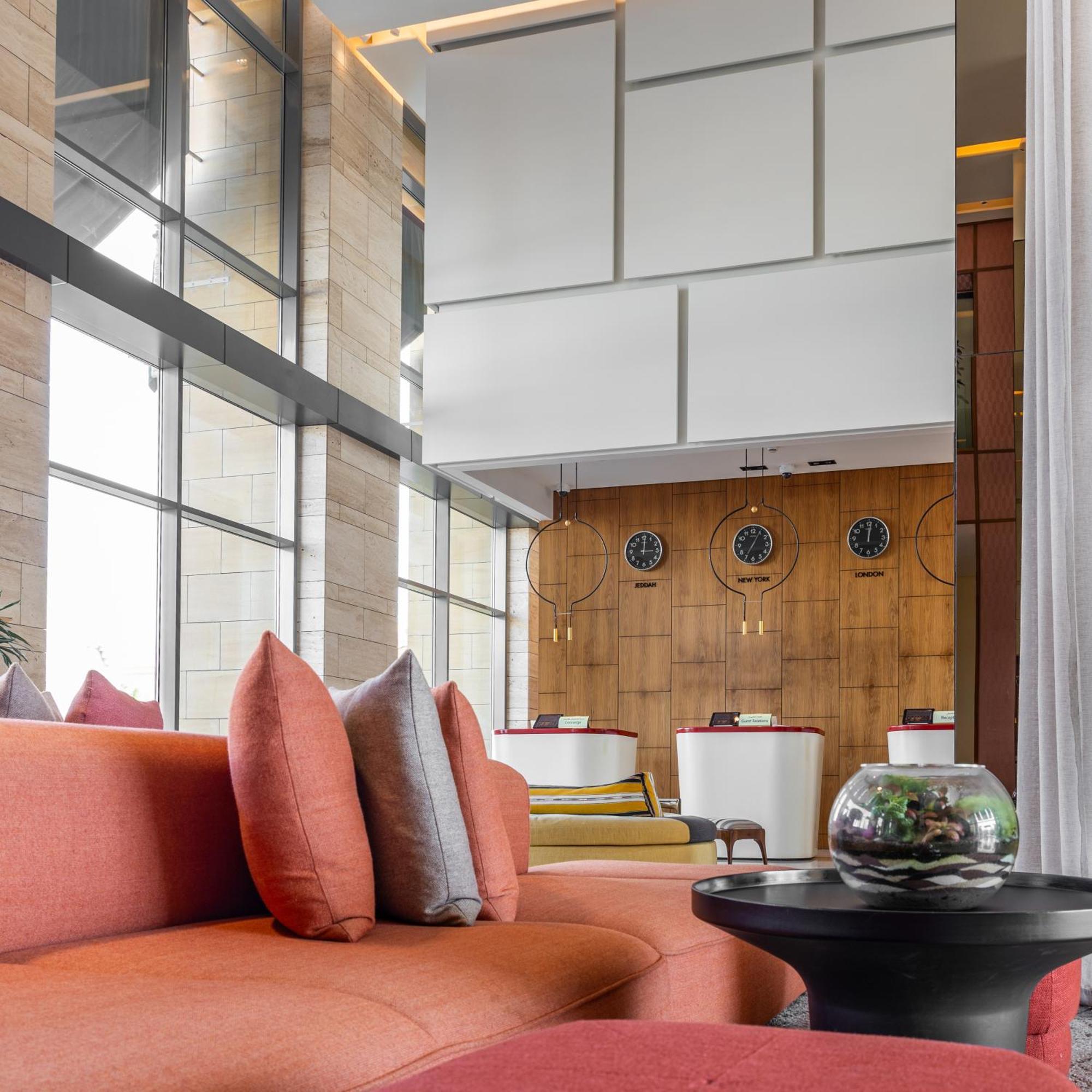 Shirvan Hotel City Yard Jidda Exteriör bild The lobby of the hotel
